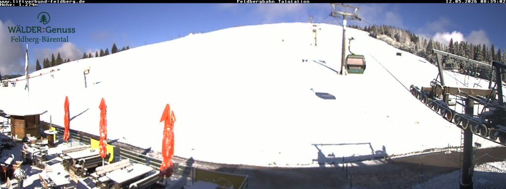 Schnee auf dem Feldberg am 12. Mai 2026