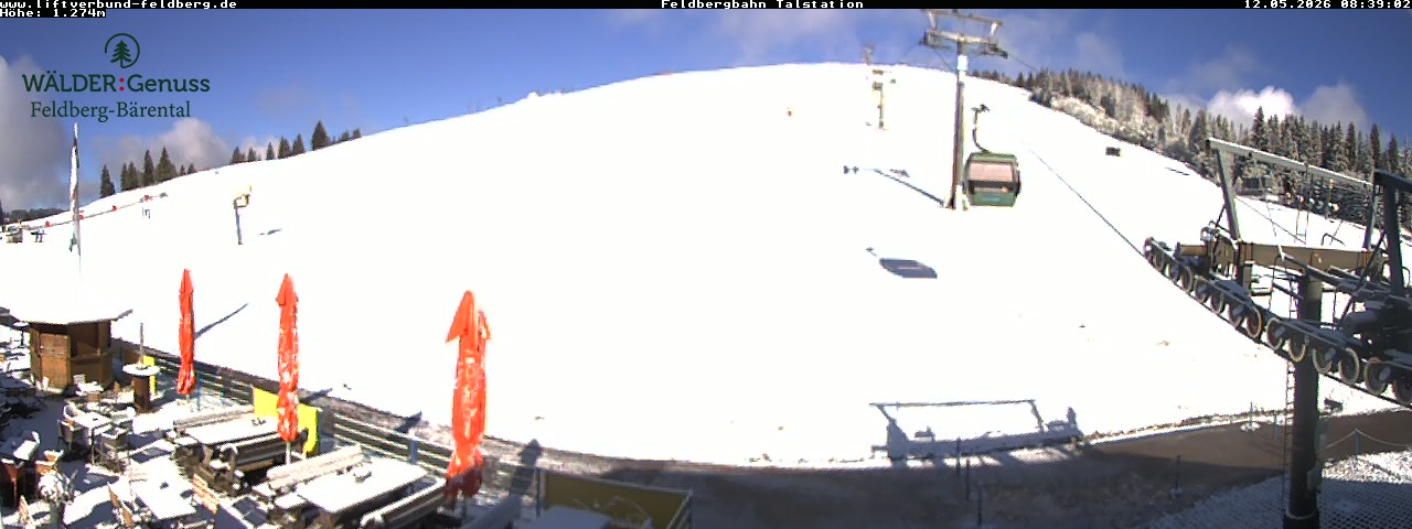 Schnee auf dem Feldberg am 12. Mai 2026